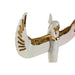 Decorative Figure Home ESPRIT White Golden Resin Oriental 34 x 6,5 x 33,5 cm - Декорация и Осветление<<<Дом