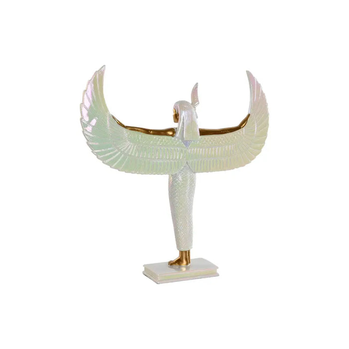Decorative Figure Home ESPRIT White Golden Resin Oriental 34 x 6,5 x 33,5 cm - Декорация и Осветление<<<Дом