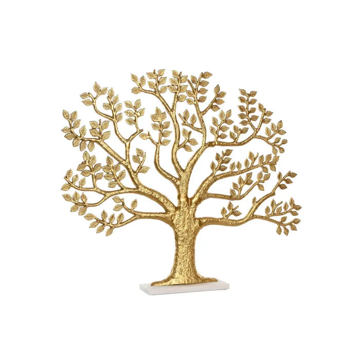 Decorative Figure Home ESPRIT White Golden Tree 76 x 10 x 68 cm - Декорация и Осветление<<<Дом Градина<<<BigBuy&&&Други