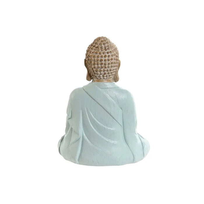 Decorative Figure Home ESPRIT White Green Turquoise Buddha Oriental 14 x 10,5 x 18,5 cm (3 Units) - Декорация и