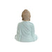 Decorative Figure Home ESPRIT White Green Turquoise Buddha Oriental 14 x 10,5 x 18,5 cm (3 Units) - Декорация и