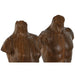 Decorative Figure Home ESPRIT White Light brown Bust 9,5 x 8 x 31 cm (2 Units) - Декорация и Осветление<<<Дом