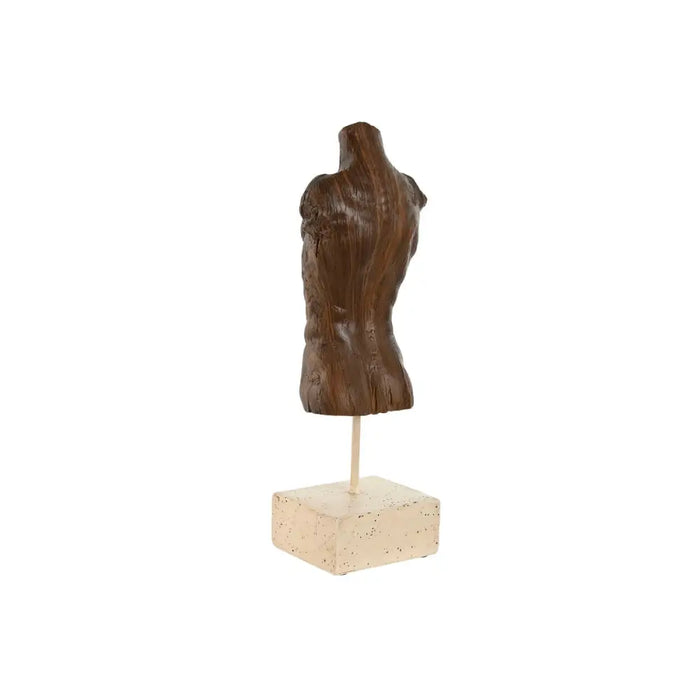 Decorative Figure Home ESPRIT White Light brown Bust 9,5 x 8 x 31 cm (2 Units) - Декорация и Осветление<<<Дом