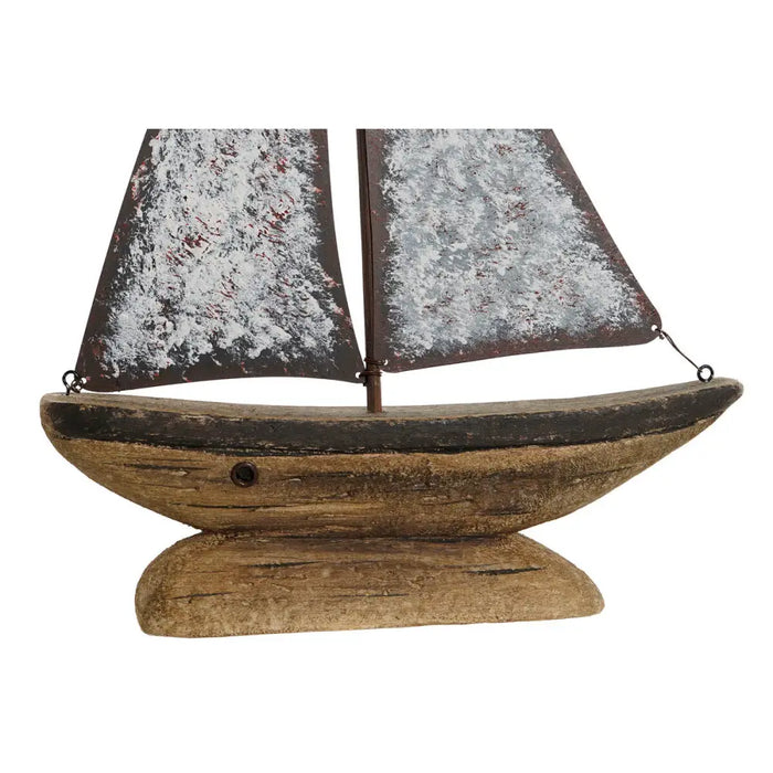 Decorative Figure Home ESPRIT White Natural Candle maker Aged finish 26 x 6 x 34 cm - Декорация и Осветление<<<Дом