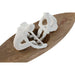 Decorative Figure Home ESPRIT White Natural Ship Mediterranean 42 x 14 x 16 cm - Декорация и Осветление<<<Дом