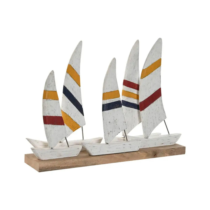 Decorative Figure Home ESPRIT White Navy Blue 67,5 x 13,5 x 46 cm - Декорация и Осветление<<<Дом