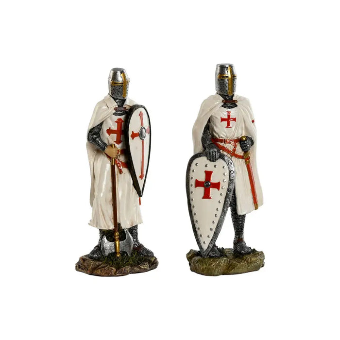Decorative Figure Home ESPRIT White Red Resin 9 x 8 x 21 cm (2 Units) - Декорация и Осветление<<<Дом