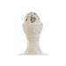 Decorative Figure Home ESPRIT White Stripped 23 x 23 x 51 cm - Декорация и Осветление<<<Дом Градина<<<BigBuy&&&Други