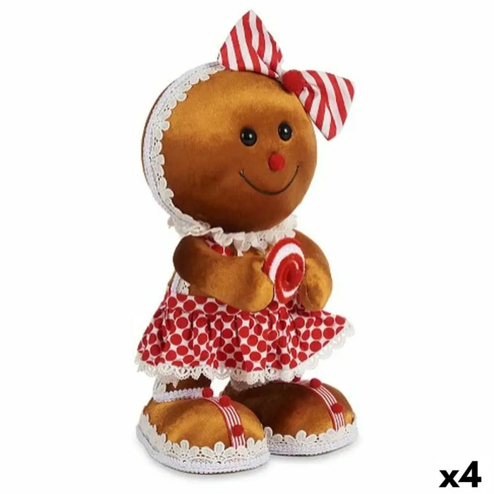 Decorative Figure Krist+ Brown Red Lasso Cookie 19 x 33 x 15 cm (4 Units) - Декорация и Осветление<<<Дом