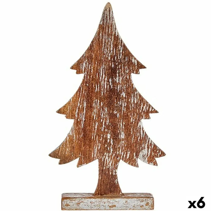Decorative Figure Krist+ Silver Christmas Tree 5 x 39 x 21 cm (6 Units) - Декорация и Осветление<<<Дом