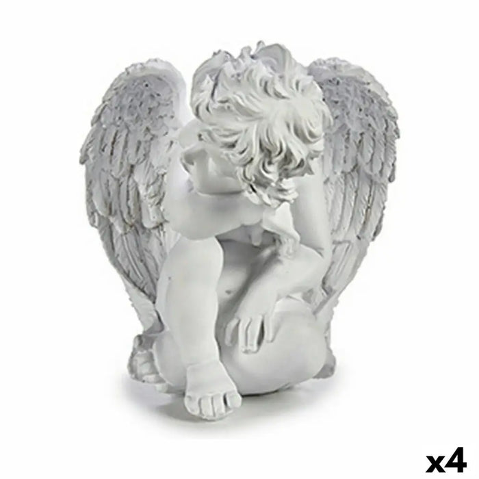 Decorative Figure Krist+ White 24 x 27 x 28 cm (4 Units) - Декорация и Осветление<<<Дом Градина<<<BigBuy&&&Други