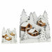 Decorative Figure Krist+ White Brown Town 44 x 48 x 7,5 cm Light (4 Units) - Декорация и Осветление<<<Дом
