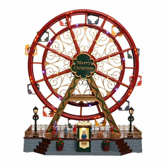 Decorative Figure Lumineo Light Movement Water wheel Christmas 37 x 21 x 45 cm - Декорация и Осветление<<<Дом