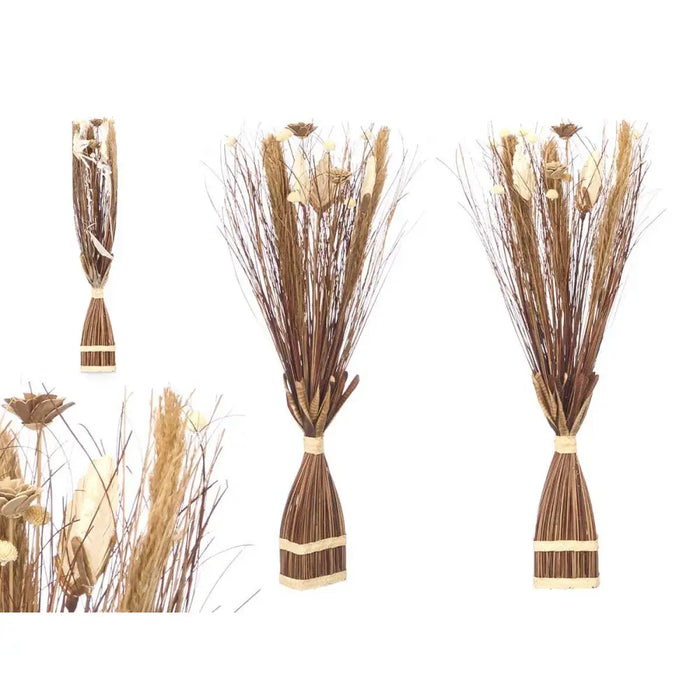 Decorative Flower Gift Decor Brown 14 x 100 x 10 cm 8 x 100 x 18 cm (4 Units) - Декорация и Осветление<<<Дом