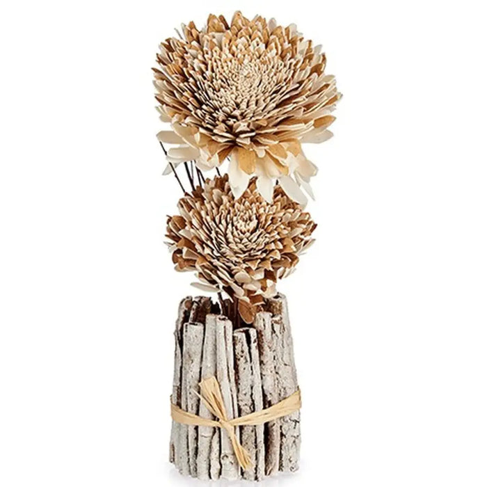 Decorative Flower Gift Decor Natural 13 x 37 x 14 cm (12 Units) - Декорация и Осветление<<<Дом Градина<<<BigBuy&&&Други