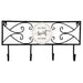 DECORATIVE HANGER WITH 4 HOOKS BLACK - Декоративни елементи<<<Декорации<<<Мебели и интериор<<<Praktiker