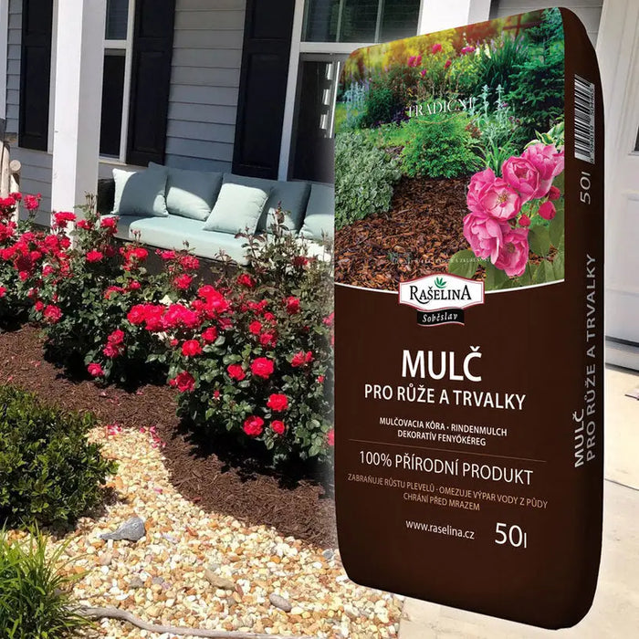 DECORATIVE MULCH FOR ROSES 50L RASELINA SOBESLAV - Мулч<<<Торове почви и тревни смески<<<Градина<<<Praktiker