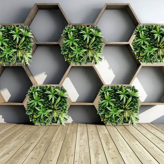 DECORATIVE PANEL 50X50CM 1 PCS BOTANY HD HD-10403 - Изкуствено озеленяване<<<Мрежи и огради<<<Градина<<<Praktiker