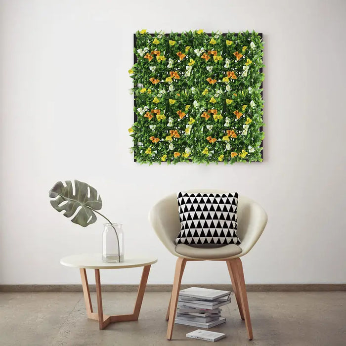 DECORATIVE PANEL 50X50CM 1 PCS BOUGAINVILLE HD HD-10449 - Изкуствено озеленяване<<<Мрежи и огради<<<Градина<<<Praktiker