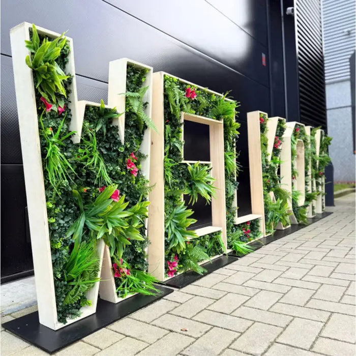 DECORATIVE PANEL 50X50CM 1PCS IN PACKAGE ROSSIMA TROPICAL MIX + BOUGAINVILLEY - Изкуствено озеленяване<<<Мрежи и