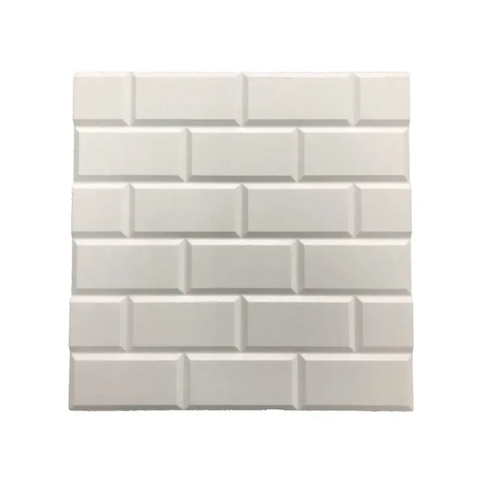 DECORATIVE PANEL TS 12 WHITE BRICKS 50X50 CM - Таванни панели<<<Стенни и таванни панели<<<Подови и стенни
