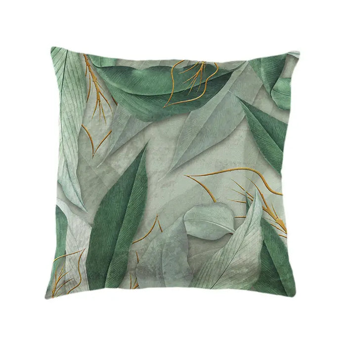 DECORATIVE PILLOW AGLIKA 45X45 CM. LEAVES - Декоративни възглавници<<<Текстил за спалня<<<Мебели и интериор<<<Praktiker
