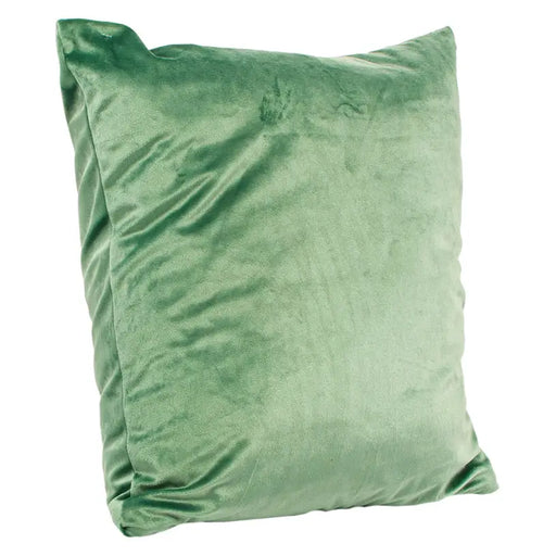 DECORATIVE PILLOW ROSE AGLIKA 45X45 CM GREEN - Декоративни възглавници<<<Текстил за спалня<<<Мебели и