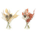 Decorative Plant DKD Home Decor Crystal Golden Brown Polyethylene White (6 x 6 x 27 cm) (2 Units) - Декорация и