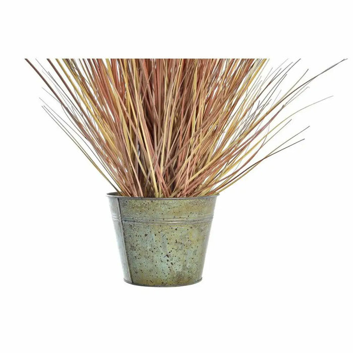 Decorative Plant DKD Home Decor Orange Polyethylene Burgundy Brass 20 x 20 x 90 cm (2 Units) - Декорация и