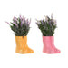 Decorative Plant Home ESPRIT Ceramic Polyethylene (2 Units) - Декорация и Осветление<<<Дом Градина<<<BigBuy&&&Други