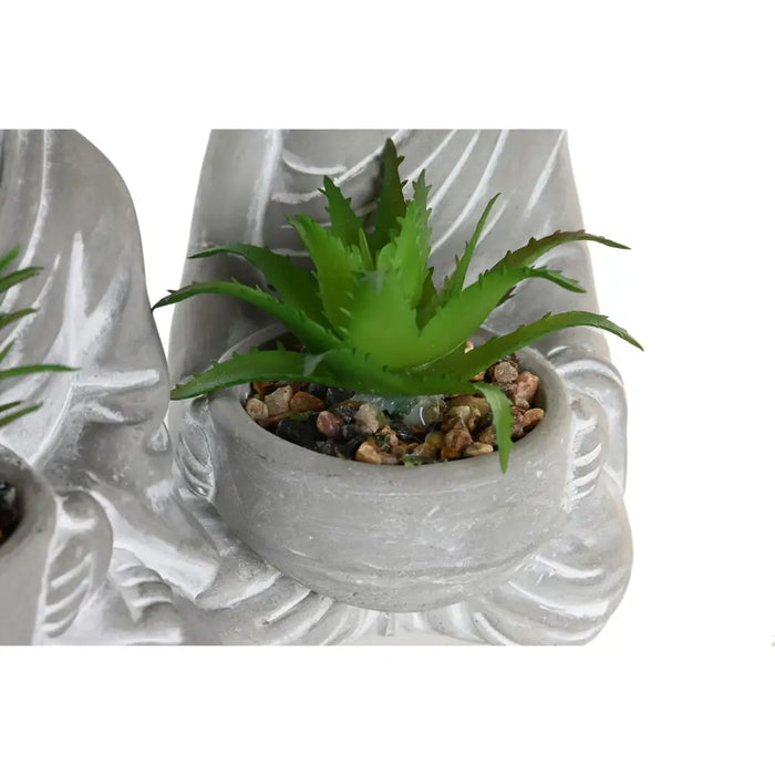 Decorative Plant Home ESPRIT Polyethylene Cement Buddha Oriental 10,5 x 8 x 16 cm (3 Units) - Декорация и