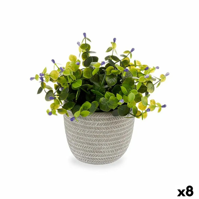 Decorative Plant Ibergarden Plastic Flowers 21 x 20,6 x 21 cm (8 Units) - Декорация и Осветление<<<Дом