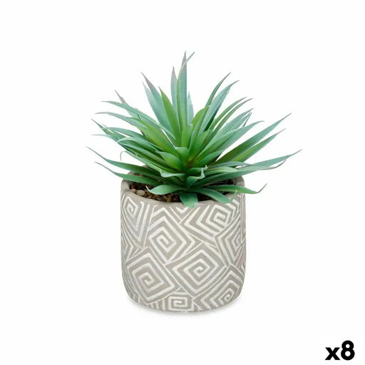 Decorative Plant Ibergarden Wood Polyethylene Plastic Cement Succulent 17 x 21 x 17 cm (8 Units) - Декорация и