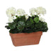 Decorative Plant Mica Decorations Ceramic White Yellow PVC Geranium (29 x 13 x 40 cm) - Декорация и Осветление<<<Дом