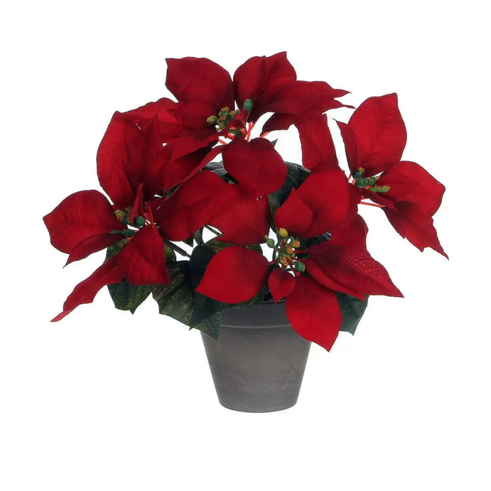 Decorative Plant Mica Decorations Red PVC - Декорация и Осветление<<<Дом Градина<<<BigBuy&&&Други артикули за