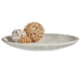 Decorative Plate Gift Decor White Spiral 29,5 x 2,7 x 29,5 cm 29,5 x 3,3 x 29,5 cm Ø 29 cm (6 Units) - Декорация и