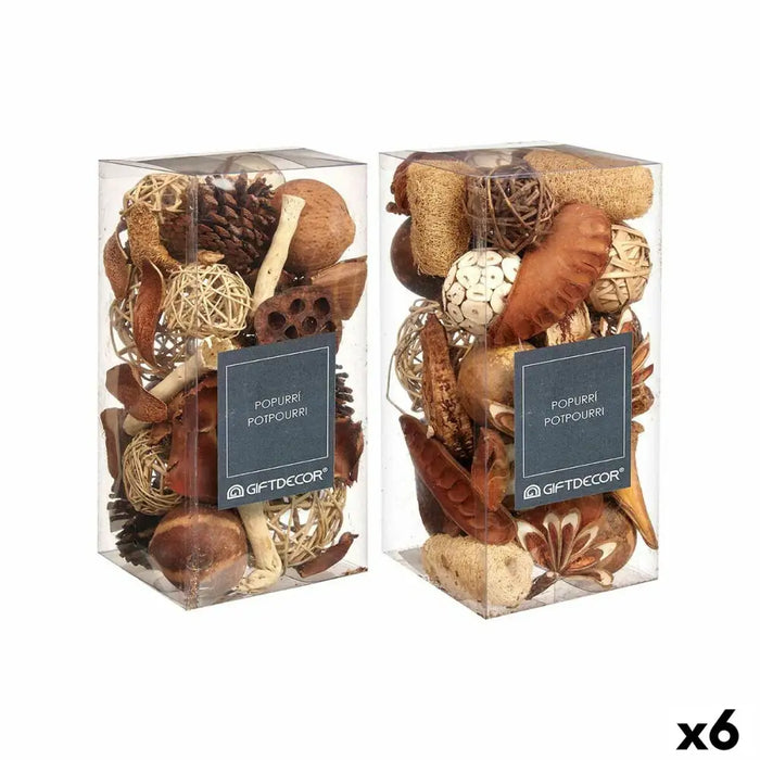 Decorative Pot Pourri Gift Decor White Brown Red 14 x 30,5 x 14 cm (6 Units) - Декорация и Осветление<<<Дом