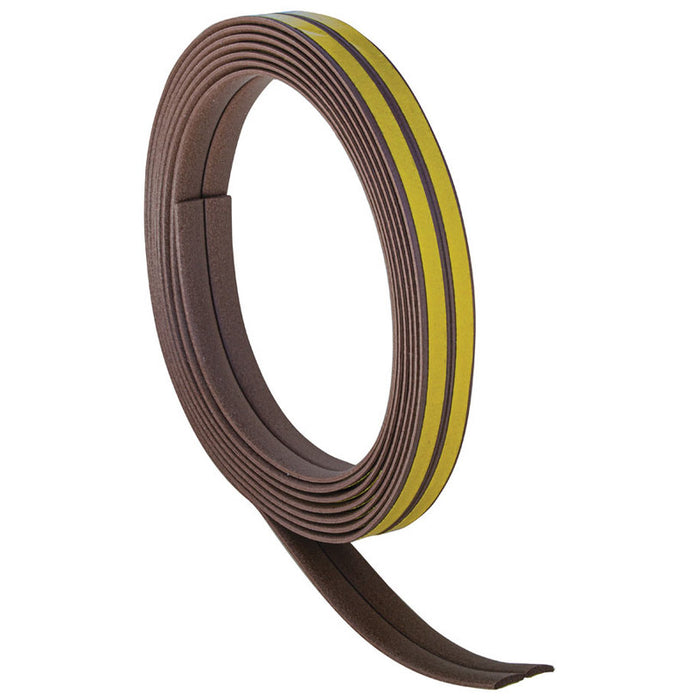 RUBBER SEAL I-PROFILE BROWN 6 M/2 MM DECOREX