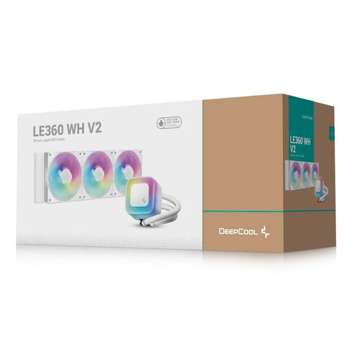 DeepCool LE360 WH V2 Processor All-in-one liquid cooler 12 cm White 1 pc(s) - Cooling - water cooling