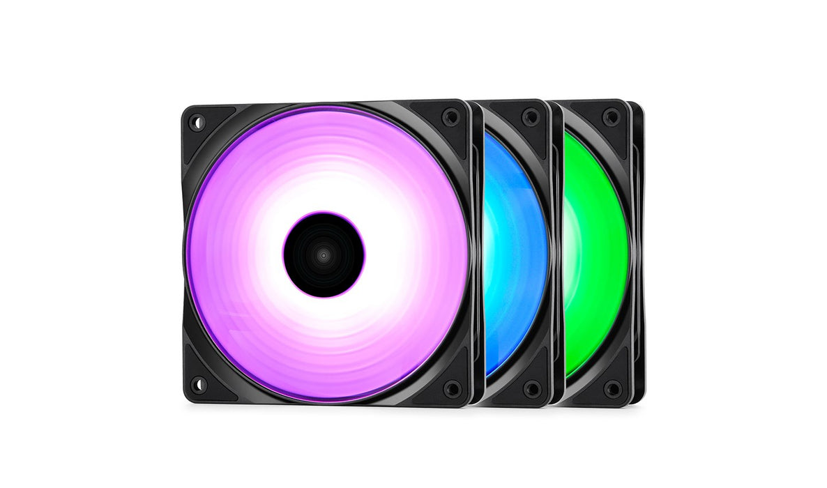 DeepCool RF120-3in1 Computer case Fan 12 cm Black 3 pc(s)