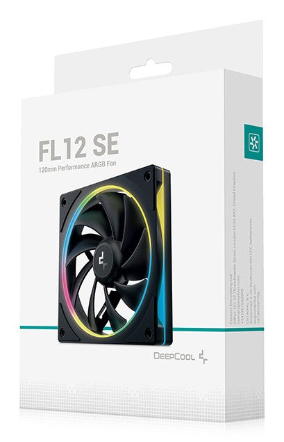 DeepCool FL12 SE Computer case Fan 12 cm Black 1 pc(s)