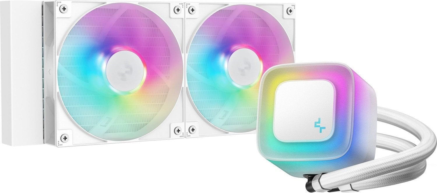 DeepCool LE240 WH V2 Processor All-in-one liquid cooler 12 cm White 1 pc(s)