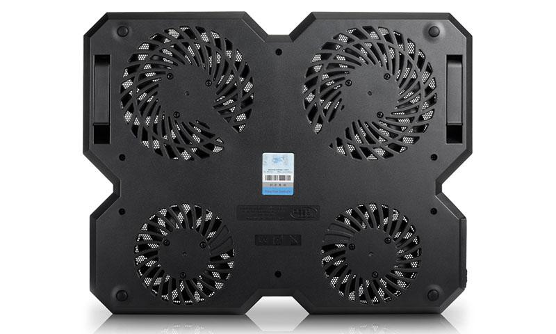 Laptop cooler DeepCool Multi Core X6, 15.6", 2x140+100 mm, Black