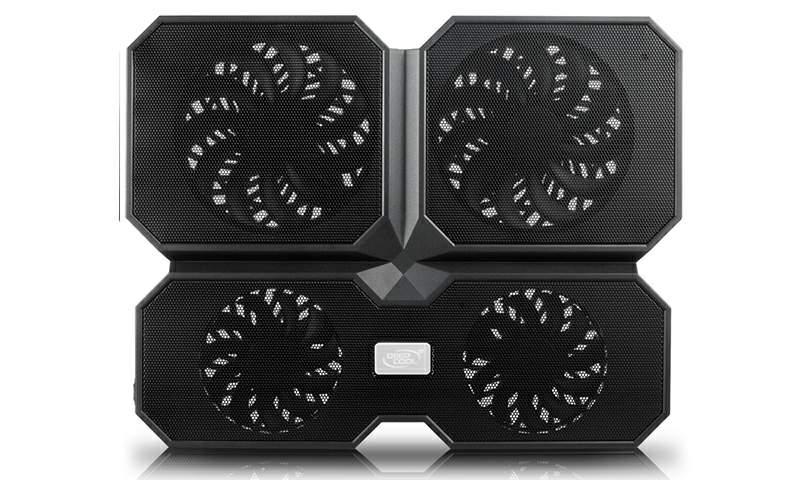 Laptop cooler DeepCool Multi Core X6, 15.6", 2x140+100 mm, Black
