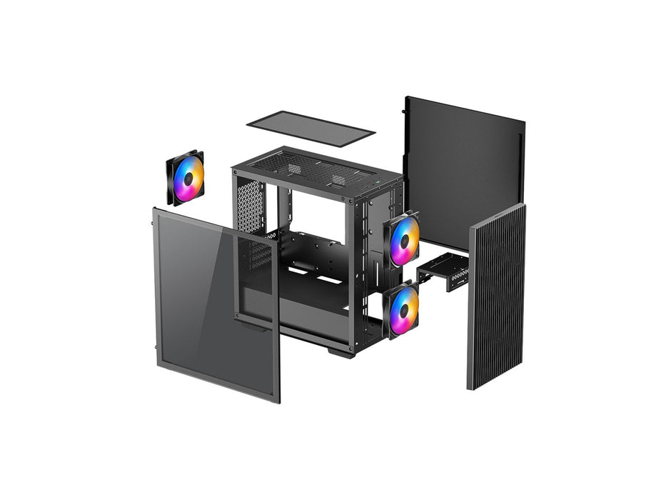 DeepCool MATREXX 40 3FS Micro Tower Black