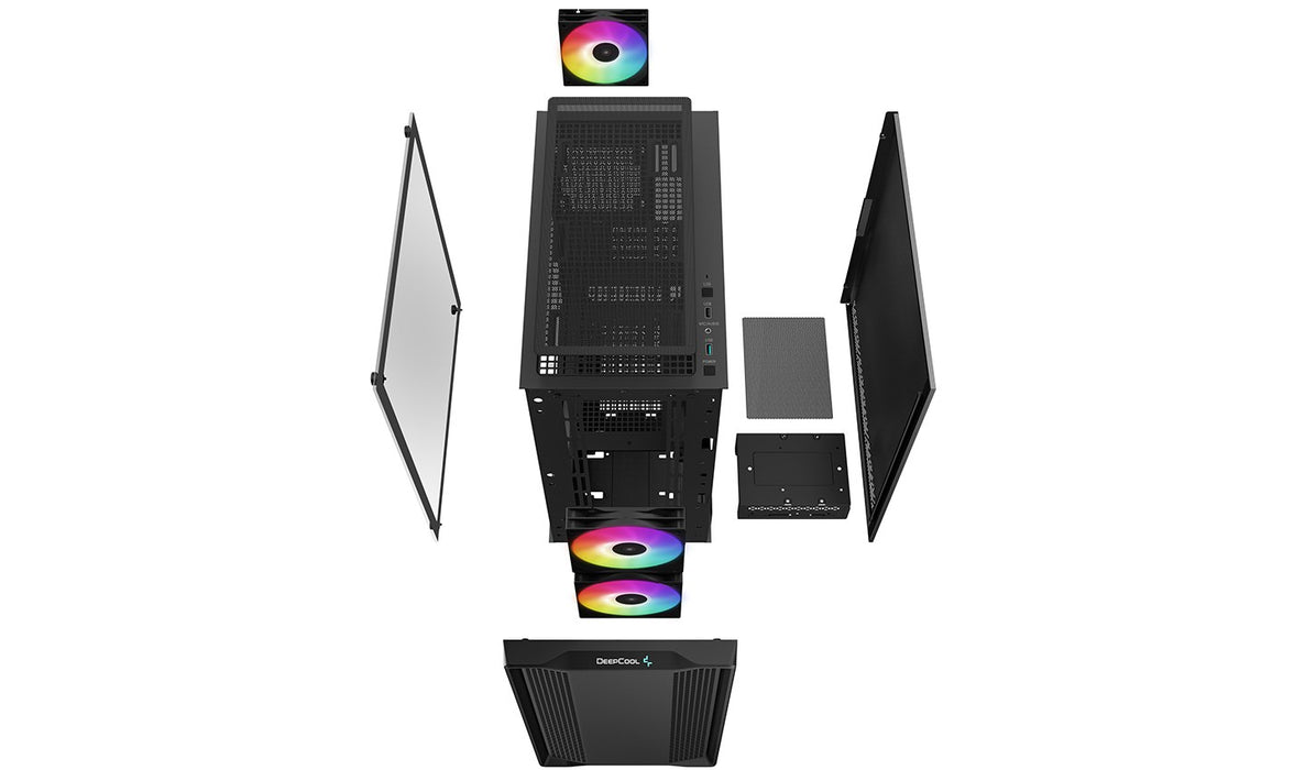 DeepCool CC360 ARGB Mini Tower Black