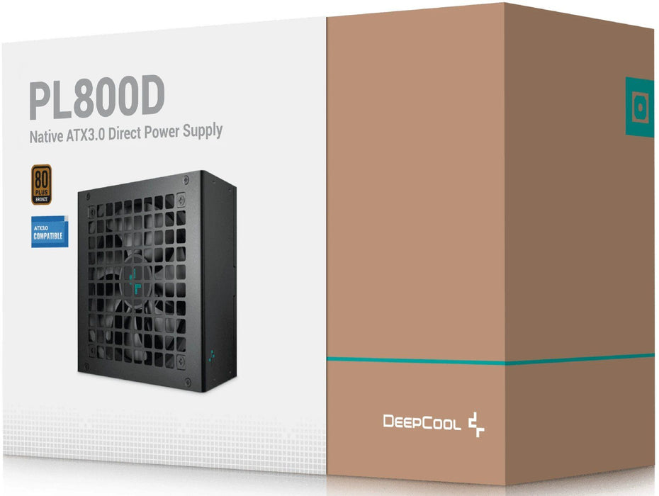 DeepCool PL800D power supply unit 800 W 20+4 pin ATX ATX Black
