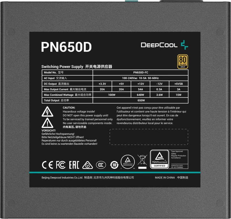 Deepcool PN650D 650w Gold Direct PSU
