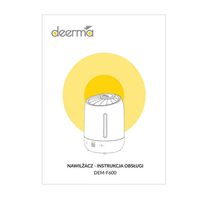 Ultrasonic humidifier Deerma F600 black