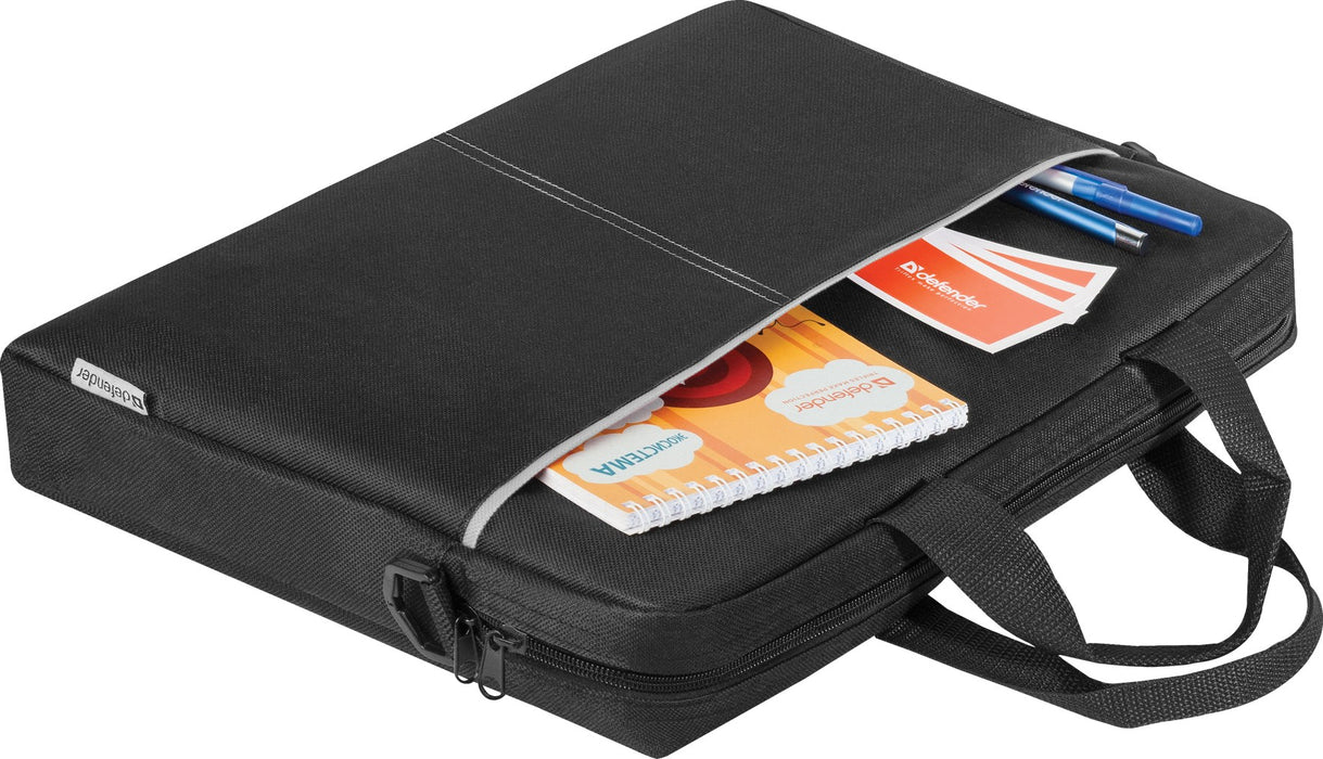 Defender Lite notebook case 39.6 cm (15.6") Black, Grey